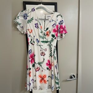 Express, White Floral Dress